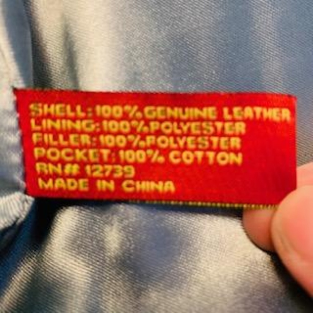 100% Leather Silver Metallic Jacket - image 8